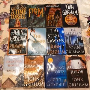 11 books Buy 2 get 1 free. John Grisham Books. See description - LOT